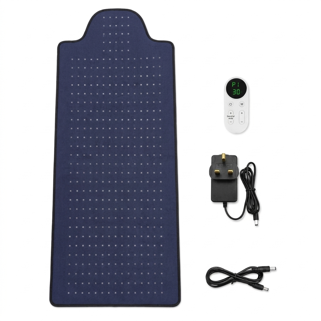 Tapis de luminothérapie rouge et infrarouge 420 LED – 660 nm + 850 nm corps entier