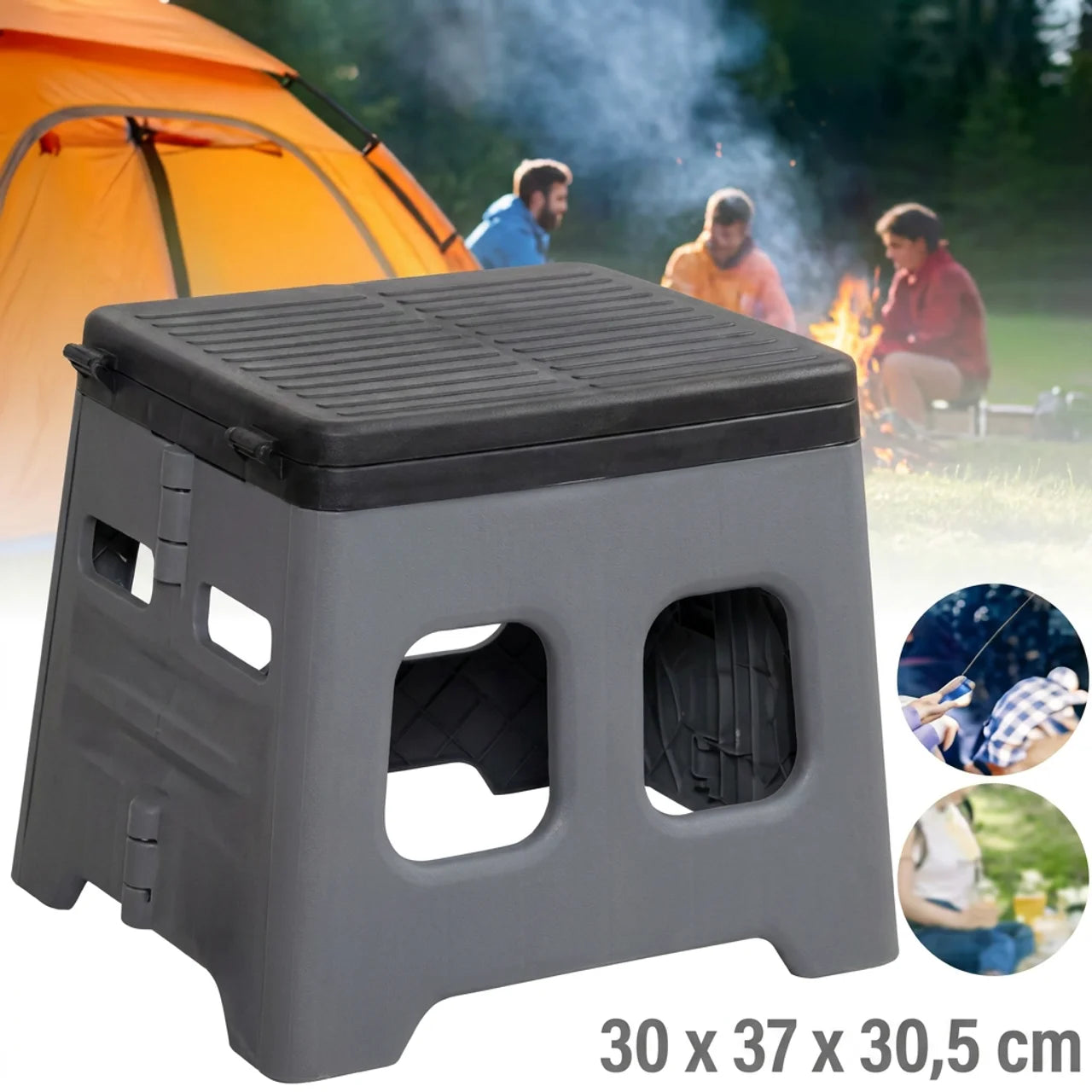 Toilette Portable Pliable de Camping WC de Voyage pour Camping-Car Randonnée