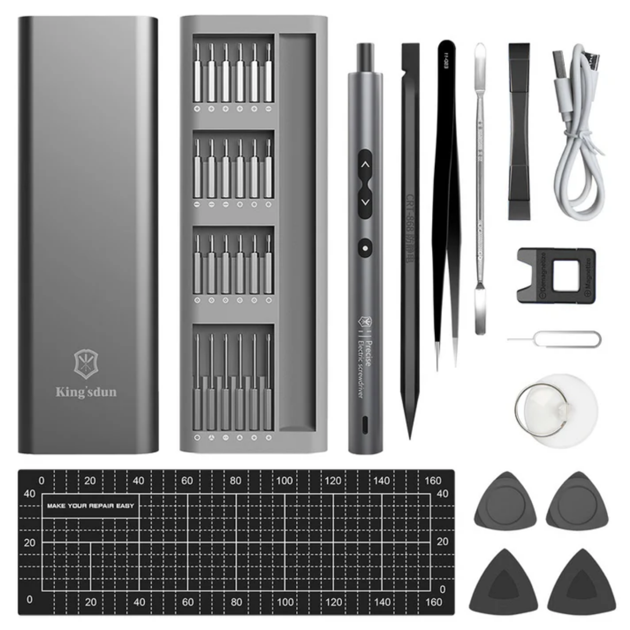 Tournevis Électrique 62 en 1 à Couple Élevé