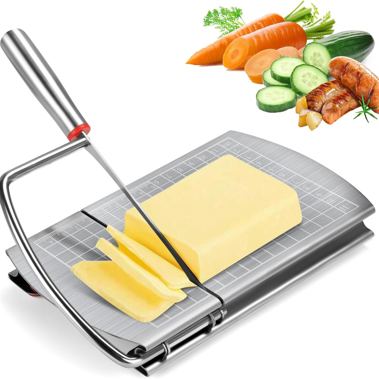 Coupe-fromage en acier inoxydable Coupe à échelle de taille