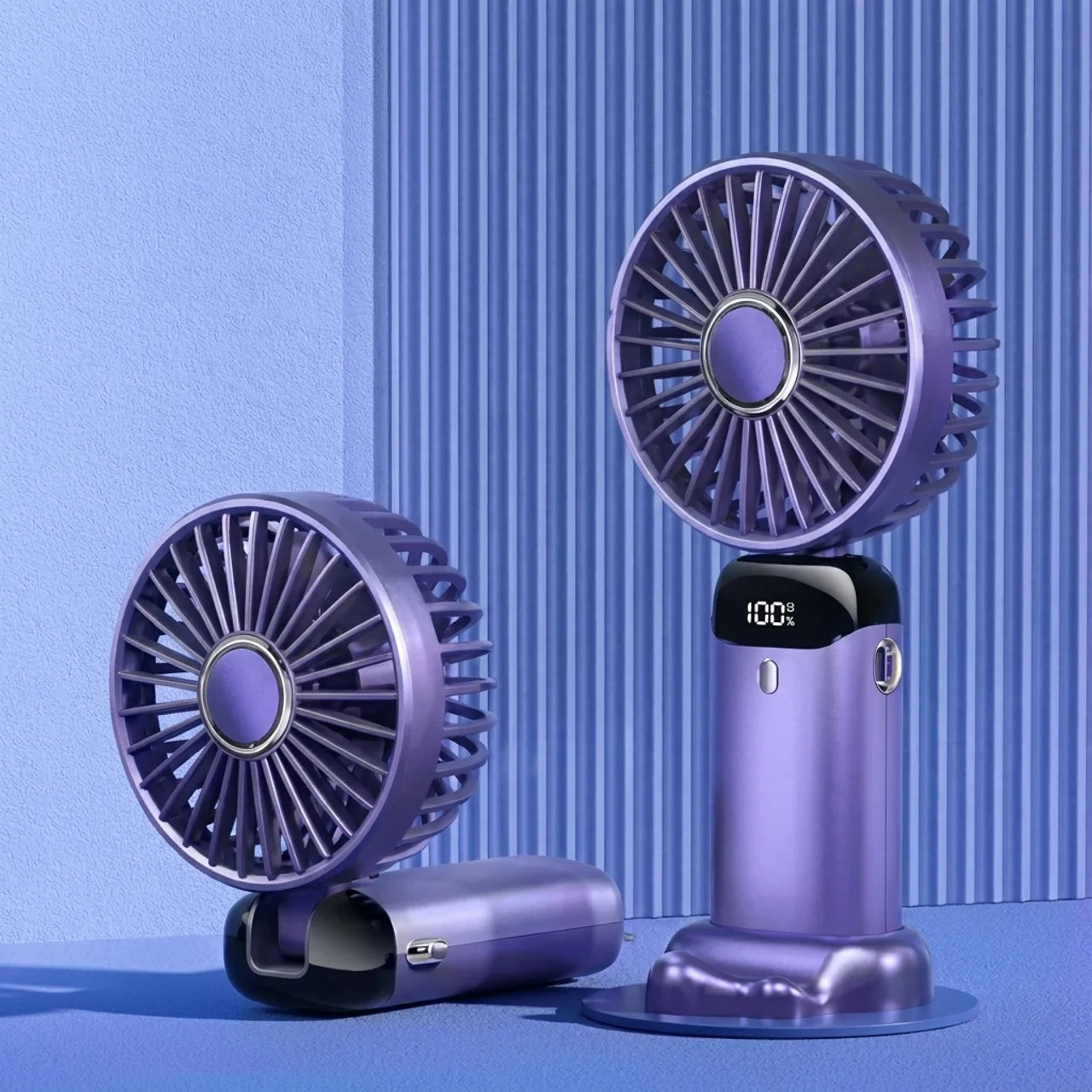 Ventilateur Portable Rechargeable LED