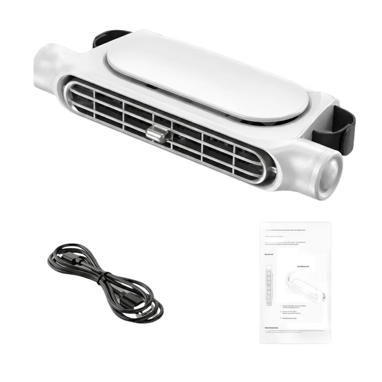 Ventilateur de Siège de Voiture Rechargeable Refroidisseur pour Appui-Tête