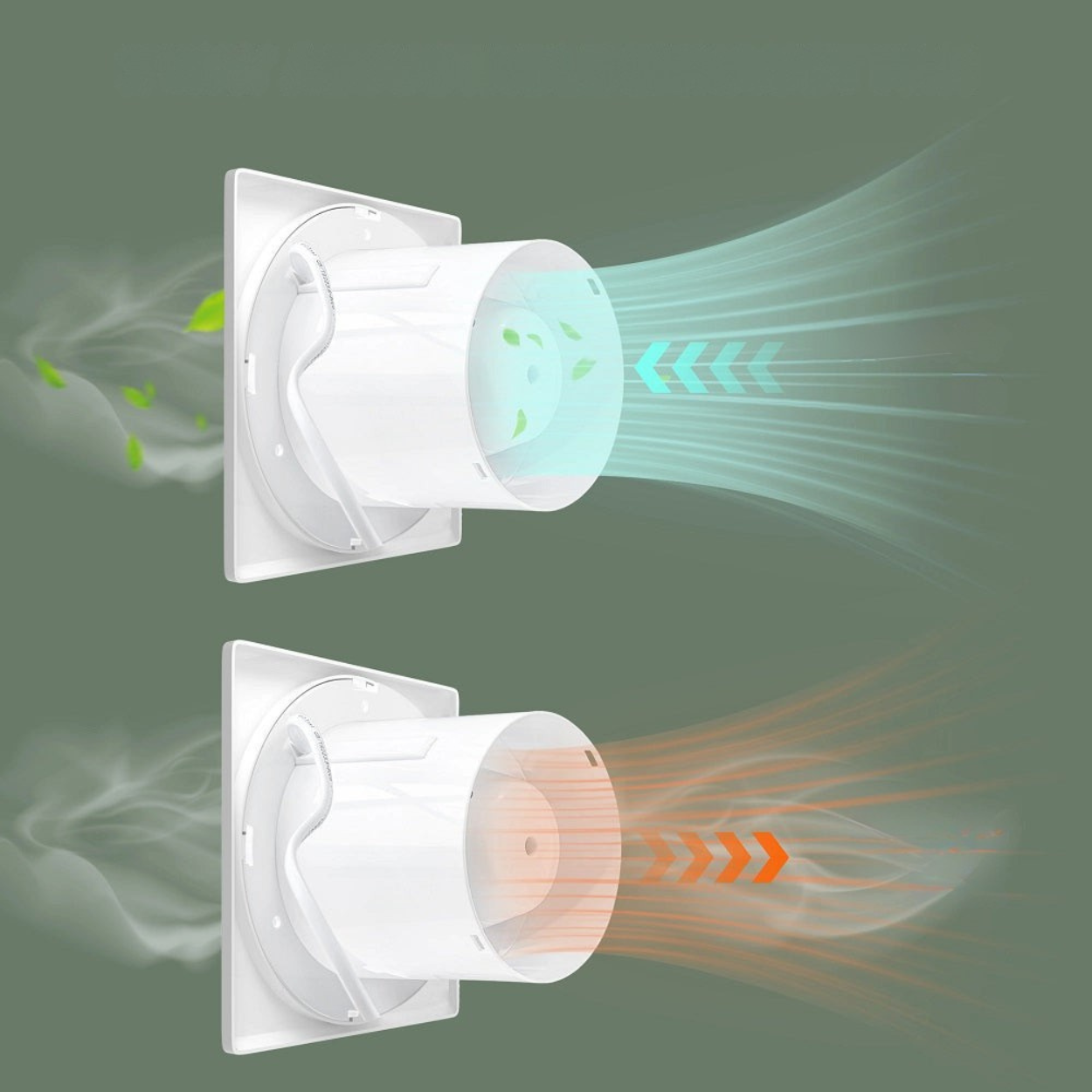 Ventilateur Extracteur Réversible Ventilation Murale avec Télécommande