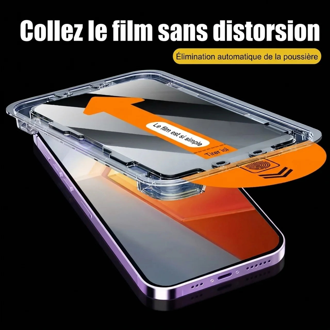 Verre Trempé Confidentialité Anti Espion pour Iphone