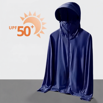Veste Anti-UV Homme à Capuche UPF 50+