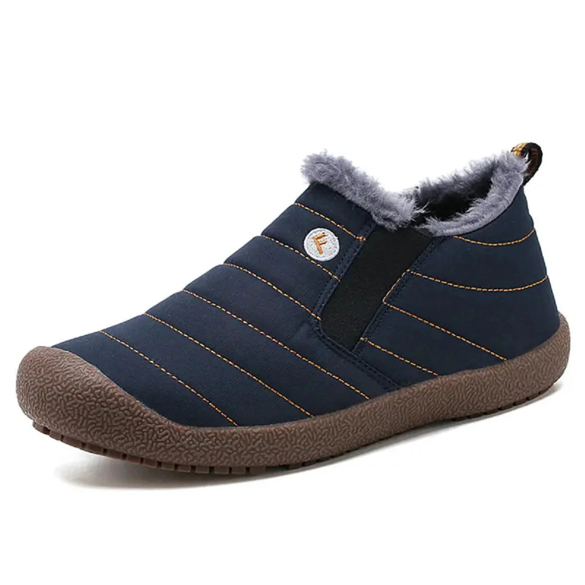 Chaussons Hiver Homme en Coton Doublés Polaire – Antidérapants et Imperméables