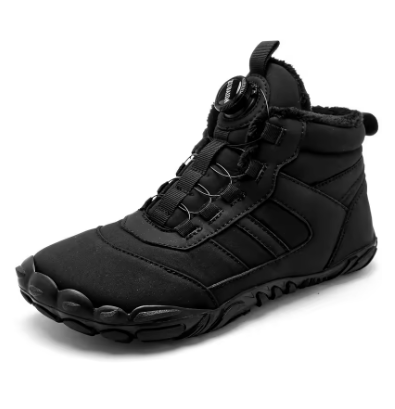 Bottines de Neige Barefoot Chaudes & Imperméables avec Laçage Rapide à Molette