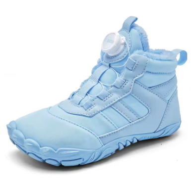 Bottines de Neige Barefoot Chaudes & Imperméables avec Laçage Rapide à Molette
