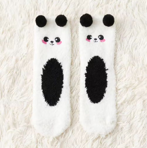 Chaussettes Polaires Animaux Ultra-Douces Chaussettes Chaudes d'Hiver pour Femme