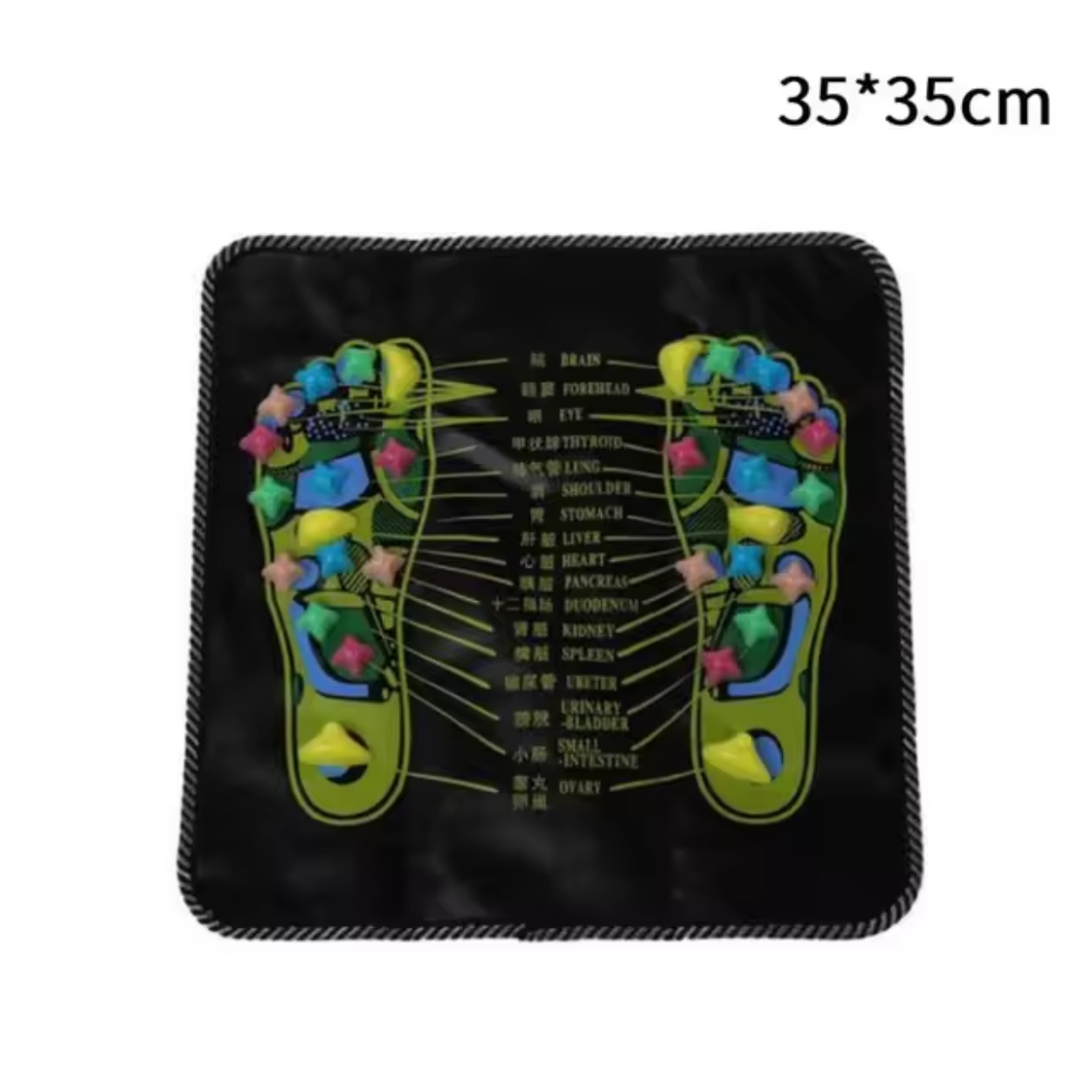 Tapis Réflexologie Plantaire Acupression Massage Pieds