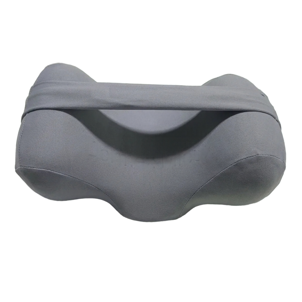 Oreiller de Soin Ergonomique Anti-Bascule & Coussin Lombaire 4-en-1