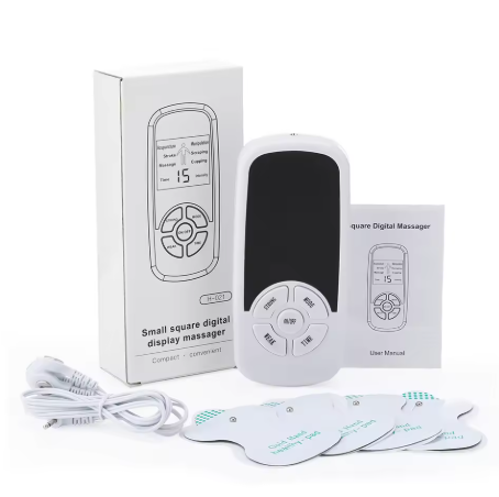 Électrostimulateur TENS EMS 6 Modes Masseur Corporel et Abdominal Physiothérapie