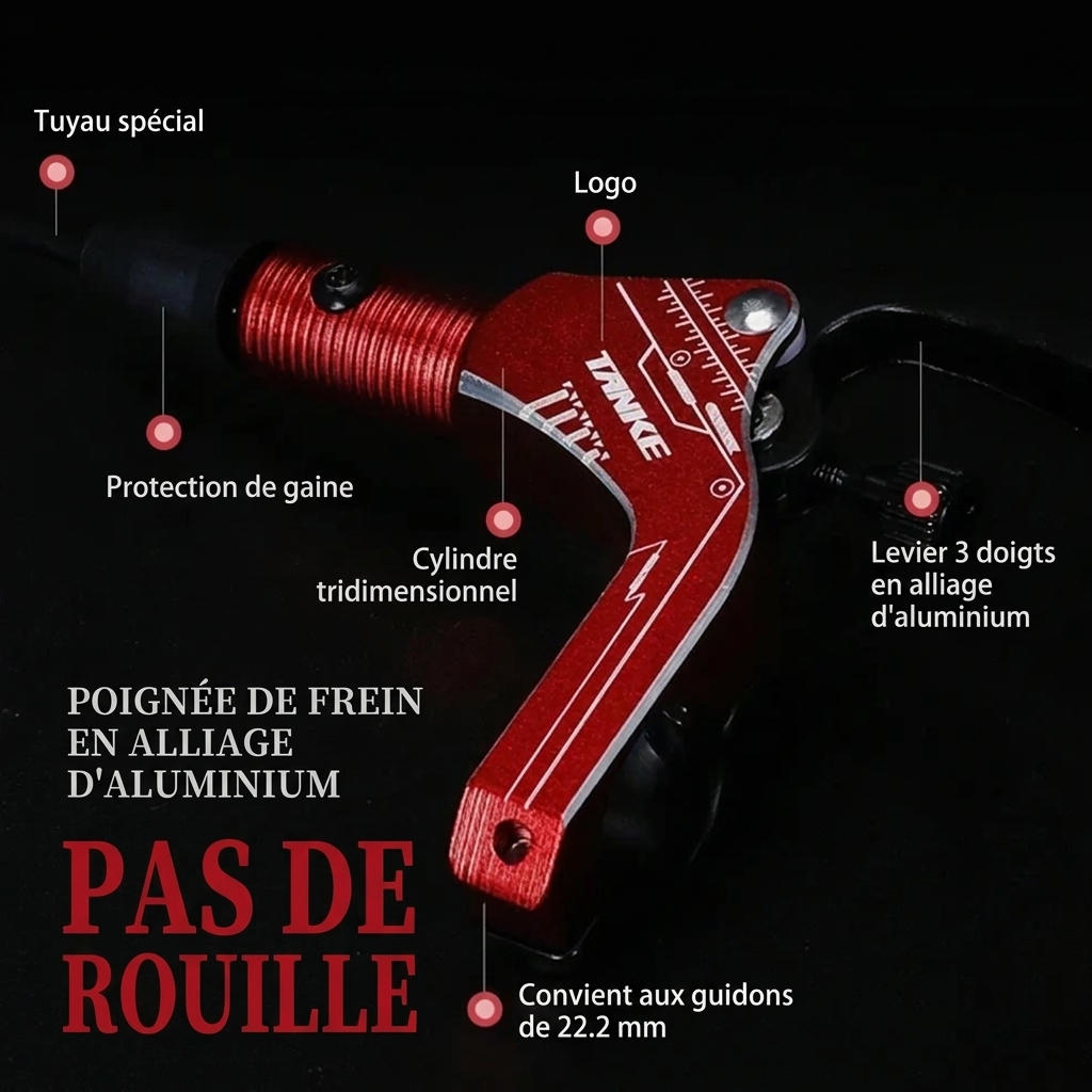 Freins à Disque Hydrauliques VTT Avant et Arrière Disques 160 mm à 6 Trous