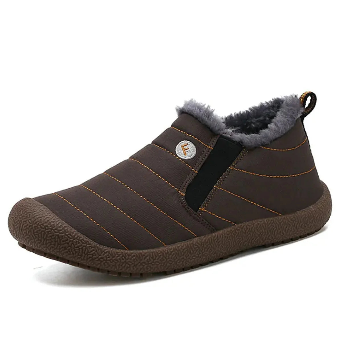 Chaussons Hiver Homme en Coton Doublés Polaire – Antidérapants et Imperméables