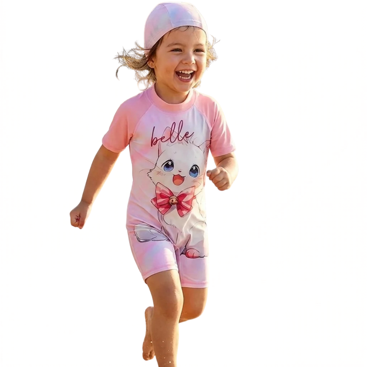 Maillot de Bain Fille Motif Chat