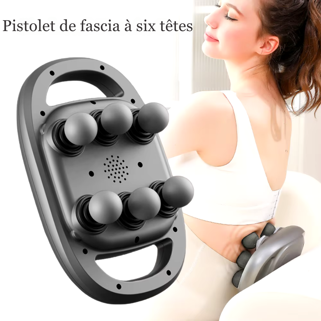 Pistolet de Massage Gun Six Têtes