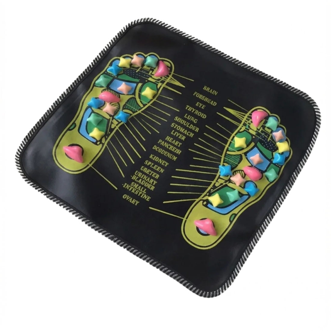 Tapis d’Acupression Réflexologie des Pieds Massage Plantaire Relaxant